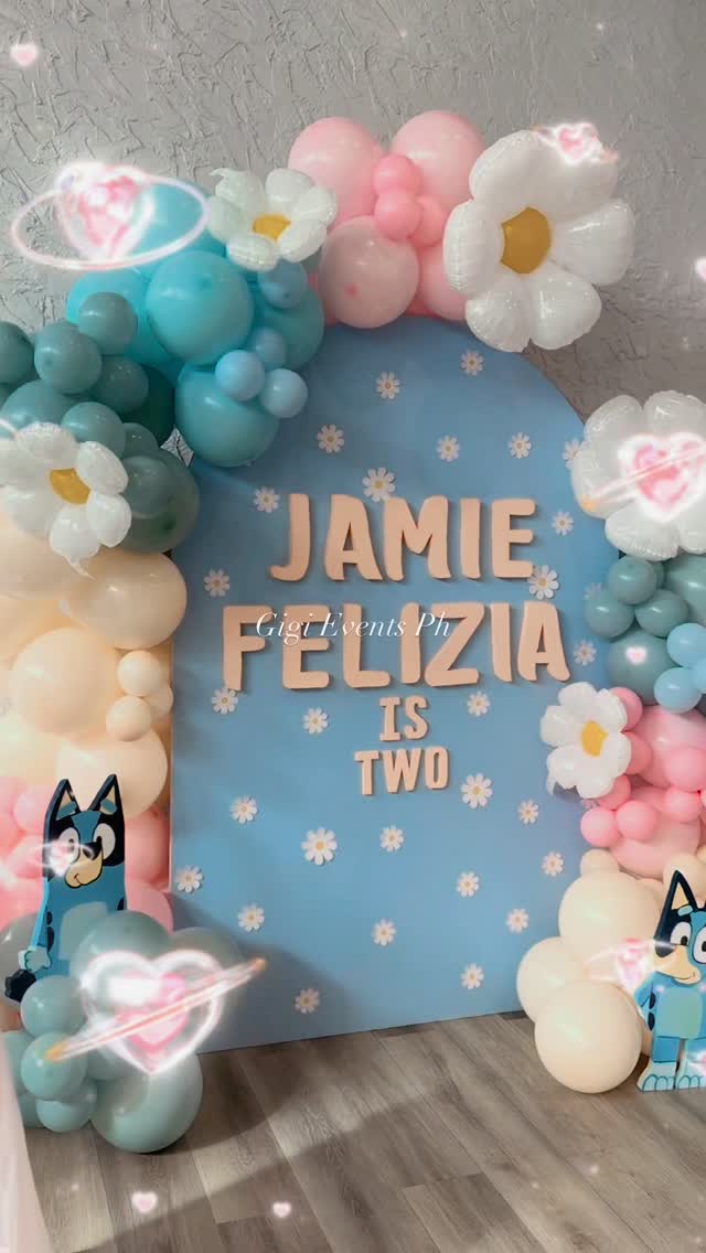 Bluey themed children's birthday party by GiGi Events Ph